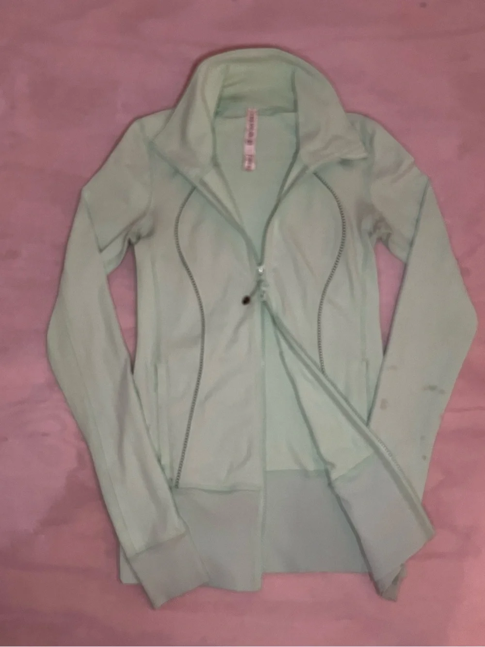 lululemon athletica Pale Mint Full-Zip Bomber Jacket